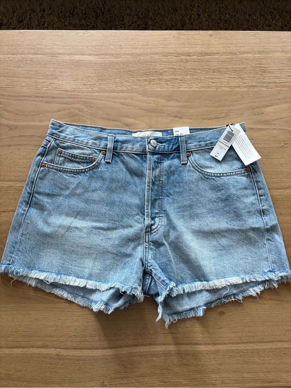 DENIM FORUM | The Ex-Boyfriend Hi-Rise Straight Denim Short